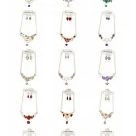 Parure sophitiquée sertie de pierres