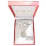 Coffret cadeau agrémenté de strass pour femme