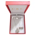 Coffret cadeau agrémenté de strass pour femme