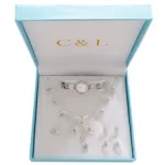 Coffret cadeau décoré de fleurs pour femme