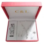 Coffret cadeau serti de fleurs pour femme