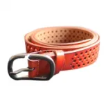 Ceinture stylisée de perforation en cuir