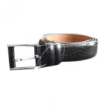 Ceinture reptile en cuir