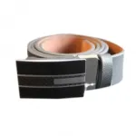 Ceinture en cuir avec boucle rectangulaire