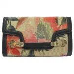 Pochette enveloppe imprimée fleurie