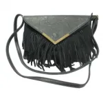Sac à bandoulière enveloppe à franges