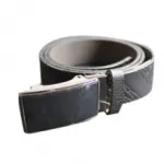 Ceinture tendance en cuir avec boucle rectangulaire