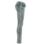 Jeans skinny délavé gris foncé