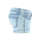Short jeans délavé pour femme