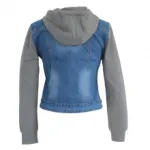Veste en jeans avec capuche