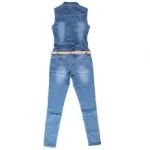 Combi-pantalon avec ceinture assortie