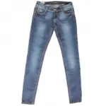 Joli Jeans slim délavé avec braguette boutonnnée