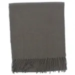 Écharpe unie bordée de franges pour homme