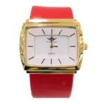 Montre-bracelet avec cadran carré et mouvement quartz