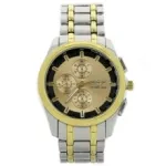 Montre métal homme avec motif