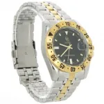 Montre en métal pour homme avec boîtier gradué