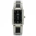 Montre femme réctangulaire parée de strass