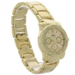 Montre bijou femme parée de strass