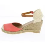 Espadrilles compensées roses très glamour