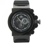 Montre homme avec cadran rond en acier animé de motif fantaisie sur le côté