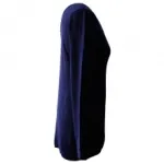 Pull long avec col V