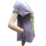 T-shirt à franges avec manches chauve-souris