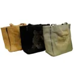 Sac à main imprimé tigre strass