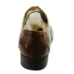 Chaussures de ville en cuir pour homme avec bout allongé