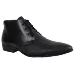 Bottines tendance avec bout pointu et lacet pour homme