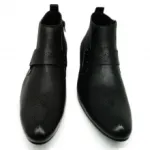 Bottines homme avec motif perforé