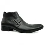 Bottines homme avec motif perforé