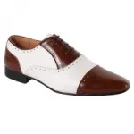 Derby bordées de perforation pour homme
