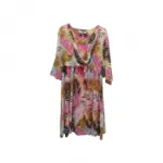 Robe fluide imprimée deux pièces