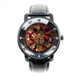 Jolie montre bracelet avec cadran transparent