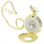 Montre gousset avec cadran transparent