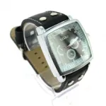 Montre bracelet pour homme avec cadran en acier