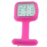 Montre d'infirmière format carré avec fermoir épinglé