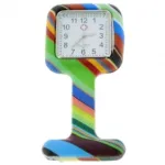 Montre d’infirmière format carré imprimée fantaisie