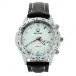 Montre-bracelet avec tachymètre et mouvement quartz