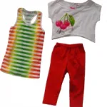 Ensemble fashion à 3 pièces pour fille