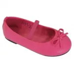 Ballerines filles avec nœuds lacets et élastiques