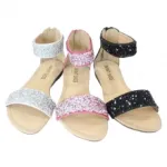 Sandales tendance filles agrémentées de strass