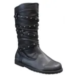 Bottes enfant avec brides cloutées 