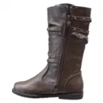 Bottes enfant avec brides cloutées 