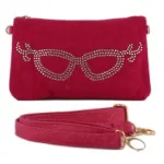 Sac à bandoulière lunette strass