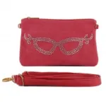 Sac à bandoulière lunette strass