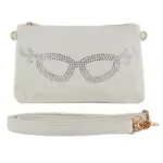 Sac à bandoulière lunette strass