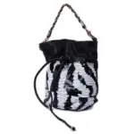 Sac seau agrémenté de sequins