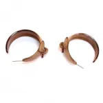 Boucles d’oreilles créoles avec nœuds