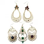 Boucles d’oreilles pendantes fantaisie
